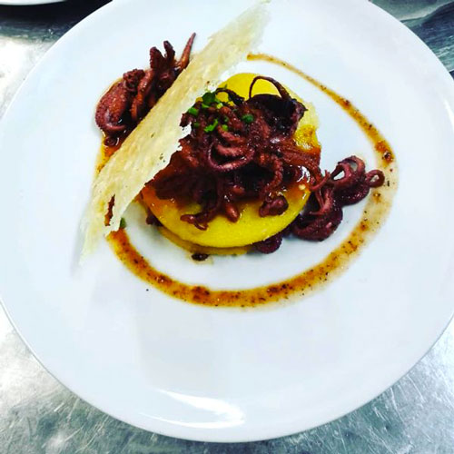 Moscardine, Polenta e Pecorino