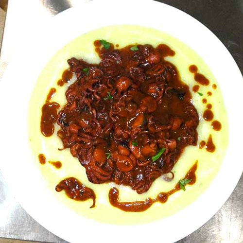 Moscardine e Crema di Patate