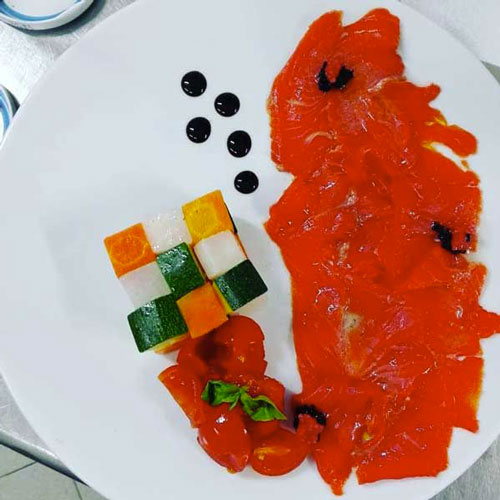 Salmone Selvatico e Verdure